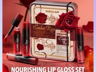 SHEGLAM Ember Rose Immortal Love Nourishing Lip Gloss 4pcs